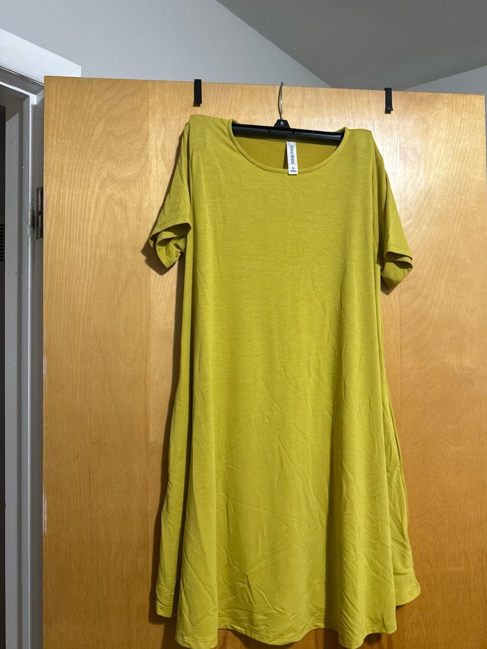 Casual Short Sleeve A-Line Dress - Women's